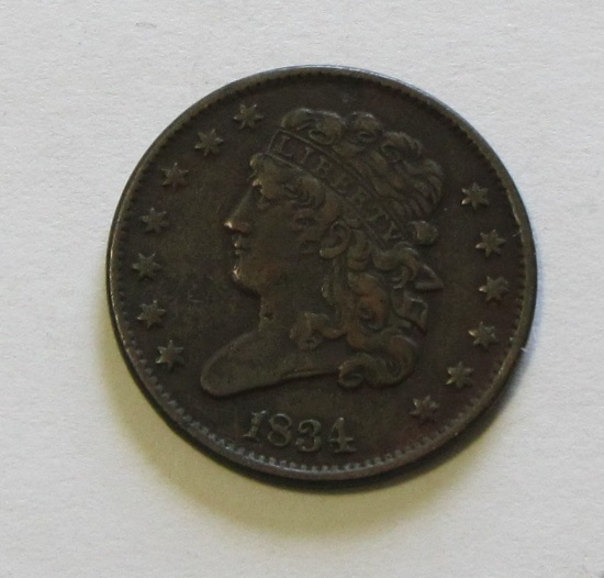 CLASSIC HEAD 1834 1/2 CENT