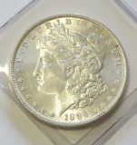 1886 BLAZING $1 MORGAN