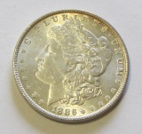 BU $1 1886 MORGAN