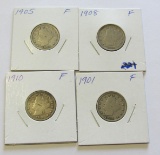 LOT OF 4 V NICKELS