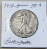 1919-S Walking Liberty Half Dollar - Better Date