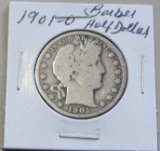 1901-O Barber Half Dollar