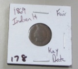 1869 INDIAN HEAD CENT