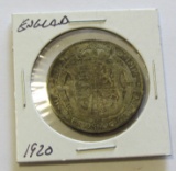 ENGLAND 1920 SILVER CROWN