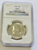 1962 PROOF FRANKLIN NGC 67