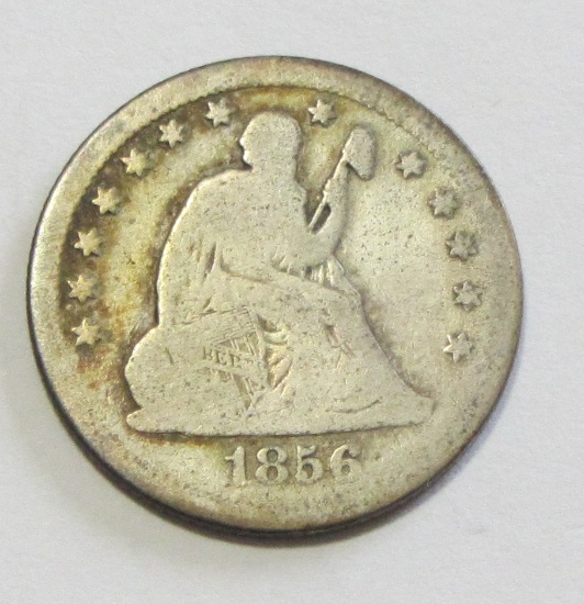 1856-O SEATED QUARTER