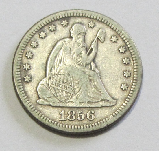 1856-O SEATED QUARTER