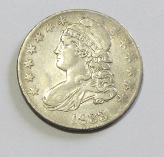 1833 CAPPED BUST HALF