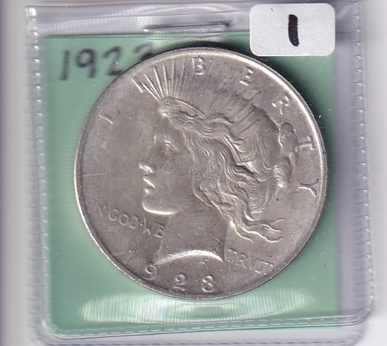 $1 1923 PEACE DOLLAR