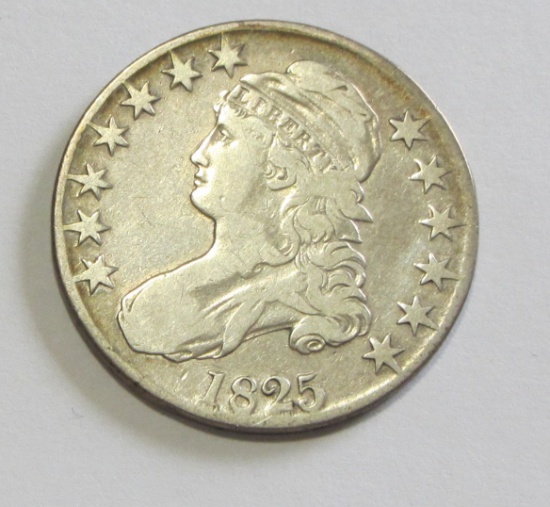 1825 CAPPED BUST HALF