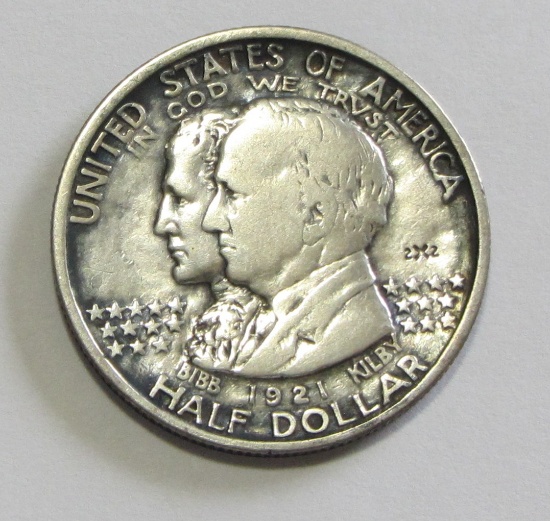 1921 ALABAMA SILVER COMMEMORATIVE