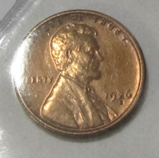 BU 1926-S WHEAT CENT