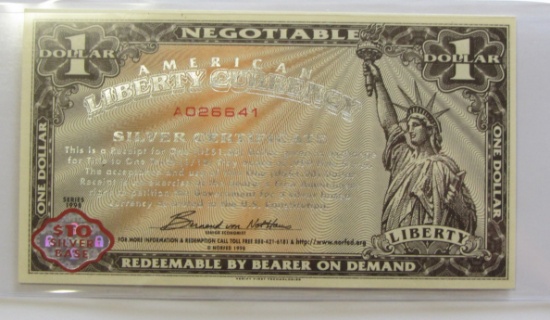 $1 liberty silver certificate