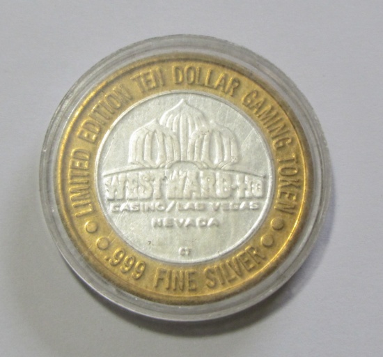 999 fine silver casino token