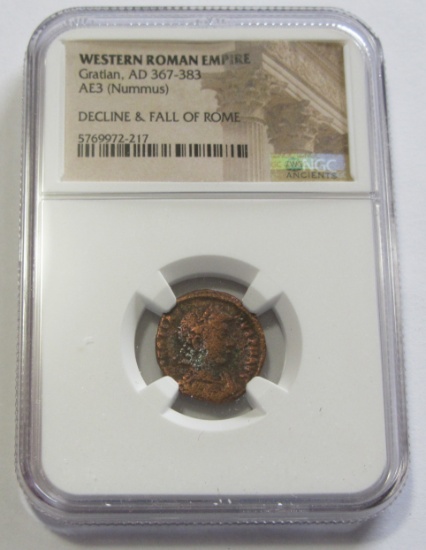 WESTERN ROMAN ANCIENT NGC FALL OF ROME