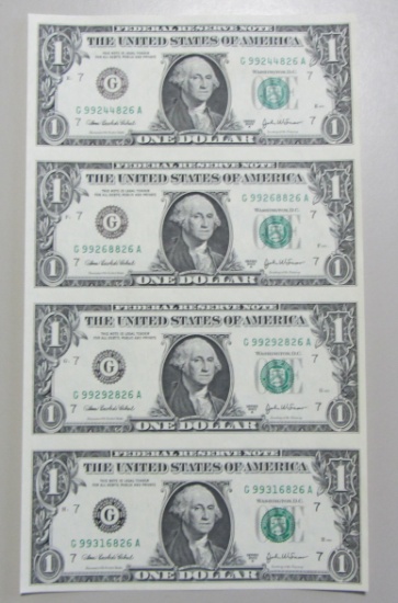$1 SHEET OF 4 2003-A CHICAGO DISTRICT