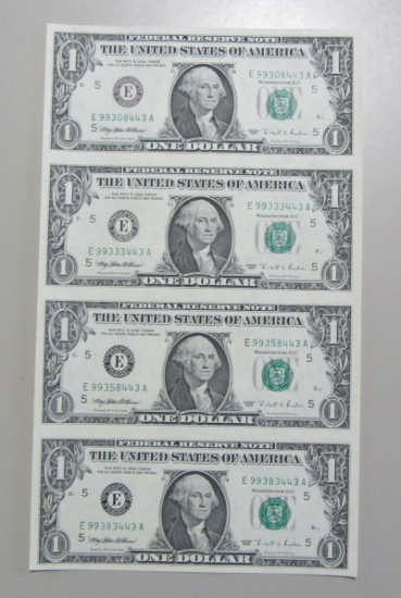 RICHMOND DISTRICT $1 SHEET OF 4 1995