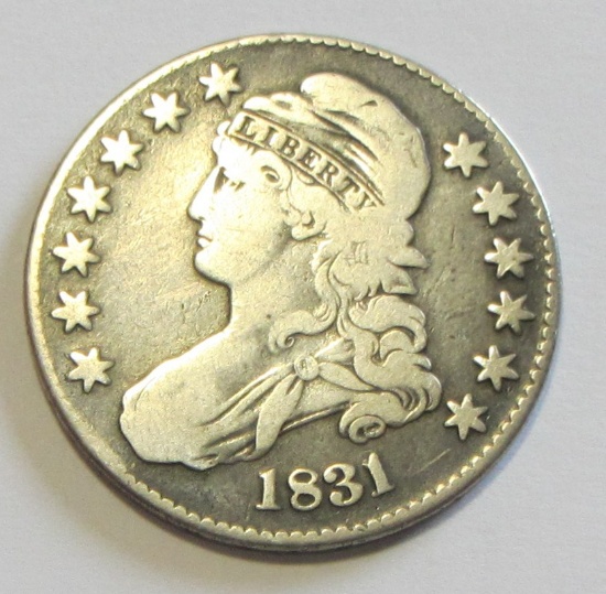 1831 CAPPED BUST HALF