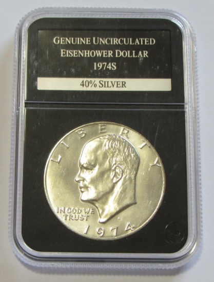 SILVER $1 1974-S IKE