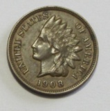 1908 XF INDIAN HEAD CENT