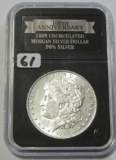 BU $1 1889 MORGAN