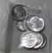 Lot of 8 - Mixed 1954 & 1954-S Silver Roosevelt Dimes BU - 2 Toned