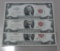 Lot of 3 - 1963A $2 Red Seal - Consecutive Banknotes - GEM UNC