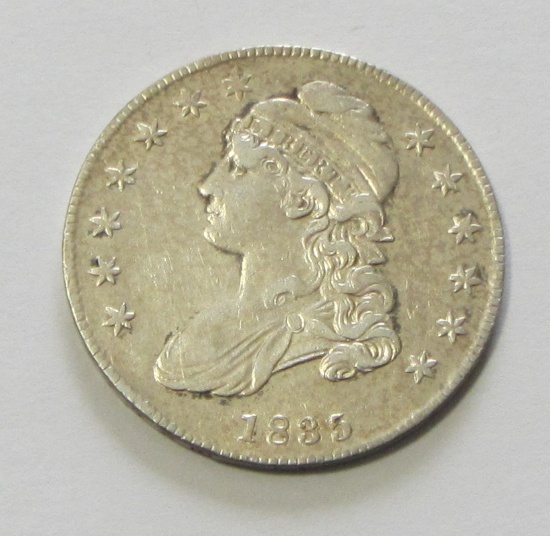 1835 UPPER MID GRADE BUST HALF