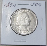 1893 Columbian Commemorative Silver Half Dollar