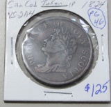 1824 Canada 1 Penny Token NS-2A4