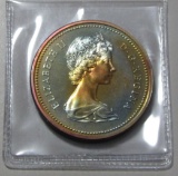 1971 Canada Silver Proof Dollar - Gorgeous Toned