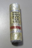 BRILLIANT UNCIRCULATED 1961 NICKEL ROLL WRAPPED IN FOIL FOR SOME REASON