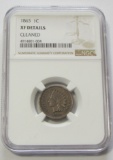 1863 INDIAN HEAD CENT NGC XF
