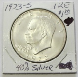 1973-S SILVER $1 IKE