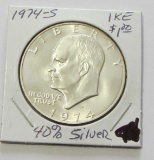 $1 1974-S SILVER IKE