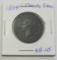 1854 New Brunswick Canada Half Penny Token NB-1B