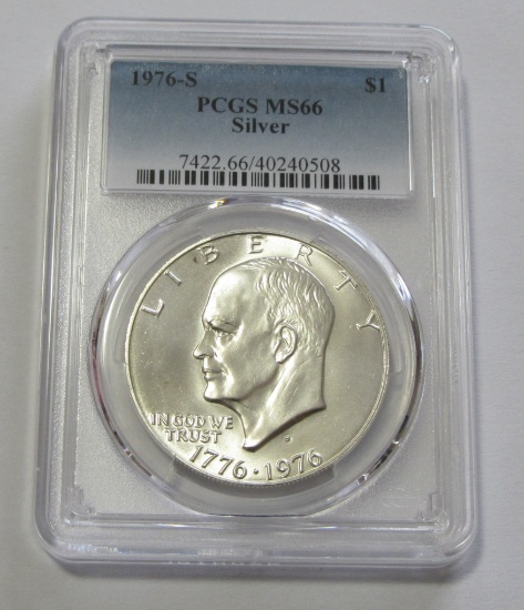 $1 SILVER 1976-S IKE PCGS 66