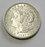 BU $1 1921 MORGAN