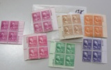 Lot of 14 - US Airmail Stamps Block of 4 MNH