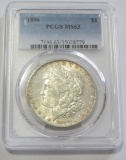 $1 1890 MORGAN PCGS MS 63