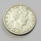 1904-O BARBER QUARTER BETTER DATE