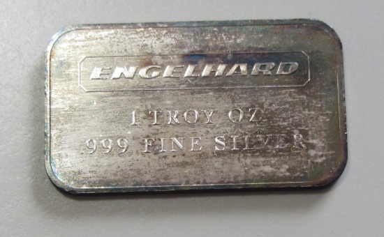 Engelhard 1 ounce silver bar