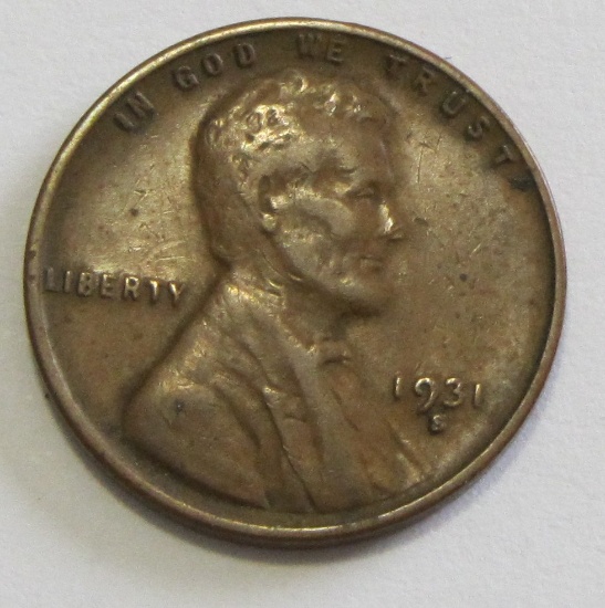 BETTER DATE 1931-S WHEAT CENT