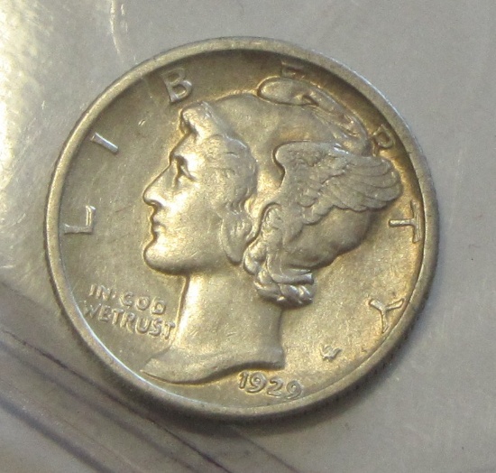 1929-D MERCURY DIME