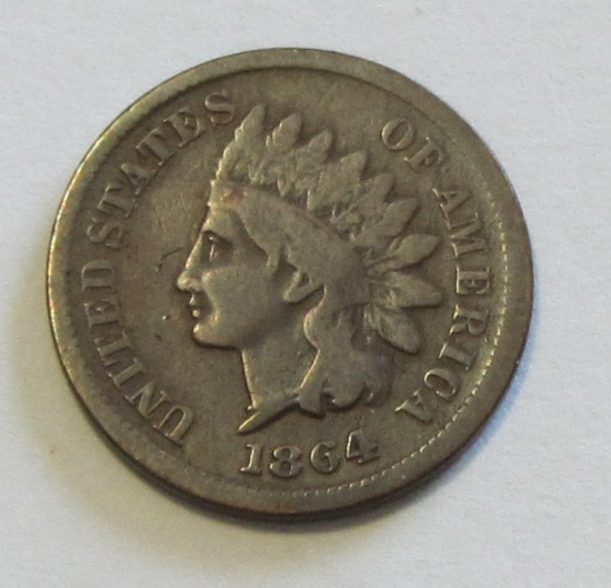 1864 INDIAN HEAD CENT