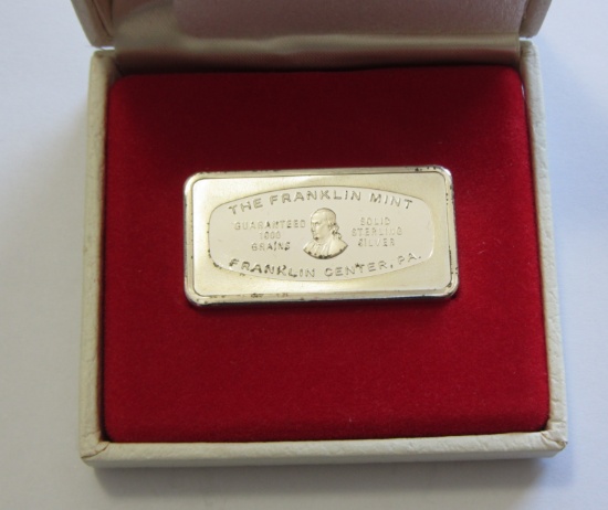 ALMOST 2 OUNCE STERLING SILVER BAR 1000 GRAINS