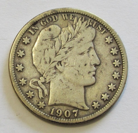 1907-D BARBER HALF