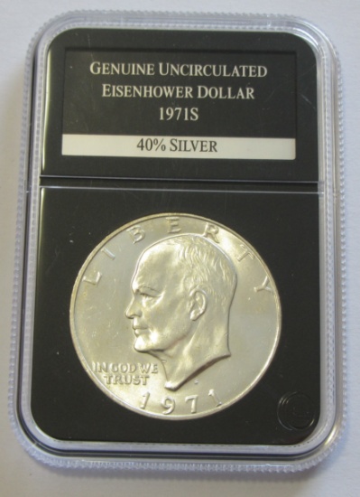 SILVER UNC 1971-S $1 IKE