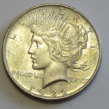 $1 1922 PEACE