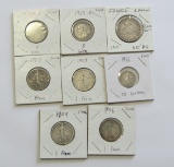 SILVER FOREIGN LOT EARLY DATES FRANCE ITALY